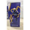 Image 5 : Ontaria Wilson #80 Winnipeg Blue Bombers Bobbleheads and Signed Cowbell