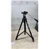 Image 2 : Optex T-300 Tripod with Opti-Flow Three-Way Pan and Tilt Head and Quick Release Platform