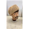 Image 5 : 2 Vintage Ladies Hats: Felt Cloche and Mink Fur Beret with Hatboxes & Original Eatons Price Tag