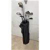 Image 10 : Mixed Golf Club Set with Wilson Fat Shaft Driver, Rawlings Irons, and Matrix Bag