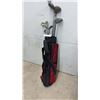 Image 1 : Mixed Golf Club Set with Wilson Fat Shaft Driver, Rawlings Irons, and Matrix Bag