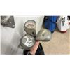 Image 2 : Mixed Golf Club Set with Wilson Fat Shaft Driver, Rawlings Irons, and Matrix Bag