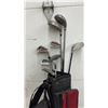 Image 7 : Mixed Golf Club Set with Wilson Fat Shaft Driver, Rawlings Irons, and Matrix Bag