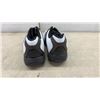 Image 4 : Top Flite TFM901-14 Men's White and Brown Lace-Up Golf Shoes with Spikes, Size 9
