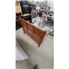 Image 6 : Wooden Storage Bench with Paneled Back, Scrolled Armrests, and Under-Seat Storage 47" Wide