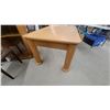 Image 2 : Ethan Allen Legacy Collection Writing Table with Drawer, Light Oak Finish 28 x 36 x 60"
