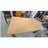 Image 3 : Ethan Allen Legacy Collection Writing Table with Drawer, Light Oak Finish 28 x 36 x 60"