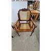 Image 3 : Pair of Colonial Revival Carved Wood Armchairs with Cane Seat, Back, and Side Panels