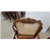 Image 6 : Pair of Colonial Revival Carved Wood Armchairs with Cane Seat, Back, and Side Panels