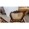 Image 7 : Pair of Colonial Revival Carved Wood Armchairs with Cane Seat, Back, and Side Panels
