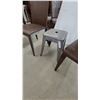 Image 5 : Set of Three Cattelan Italia Kelly Dark Brown Wood Veneer Molded Plywood Dining Chairs
