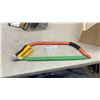 Image 6 : Work Light, Wooden Tool Caddy, and Bow Saw