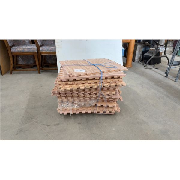Interlocking Foam Floor Tiles, Approximately 24 x 24", Stack of Approximately 20
