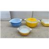 Image 2 : 5 Pyrex Casserole Dishes, Lids & Refrigerator Dish