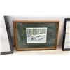 Image 4 : Four Framed Pictures: Winter Art Scenes Including James Bessey Barn Scene and Conrad Joseph Print