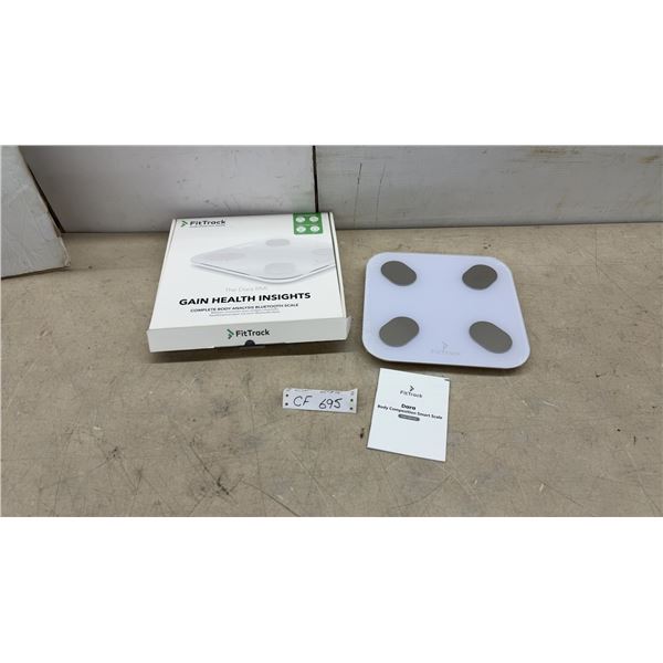 New FitTrack Dara BMI Body Composition Smart Scale with Bluetooth Complete Body Analysis