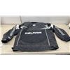 Image 6 : Polaris Pure Snowmobile Jacket in Black with White and Grey Flame Graphics. No Size Listed