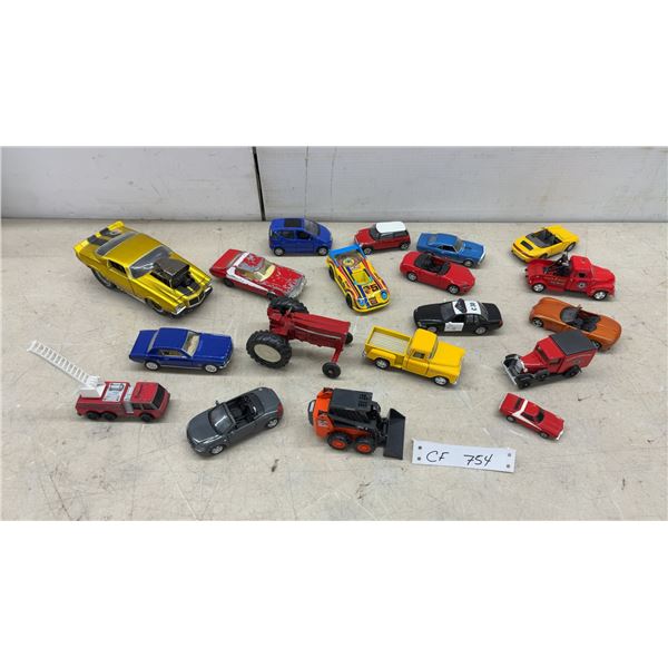 Die-Cast Toy Vehicle Collection: Pontiac GTO, Honda S2000, Mini Cooper, Camaro SS, and More