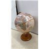 Image 3 : Carved Wooden Elephant Log Cart Sculpture, Globe, Glass Marlin, and More