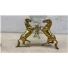 Image 9 : Carved Wooden Elephant Log Cart Sculpture, Globe, Glass Marlin, and More
