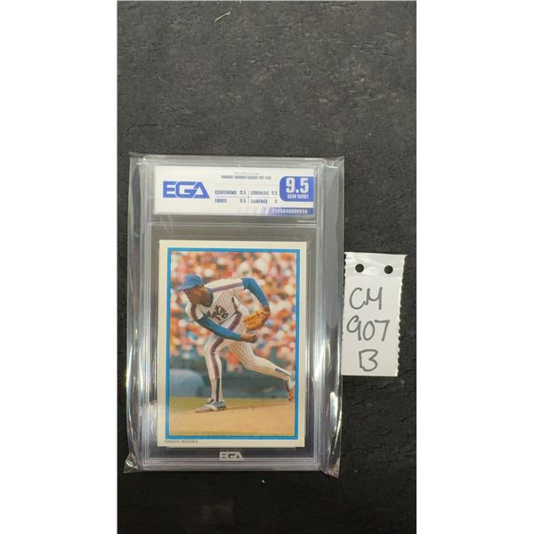 Graded Dwight Gooden Rookie Baseball Card