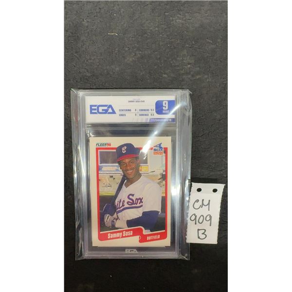 Graded Sammy Sosa Rookie Baseball Card