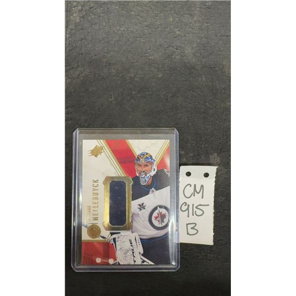 Connor Hellebuyck Jersey Winnipeg Jets Card