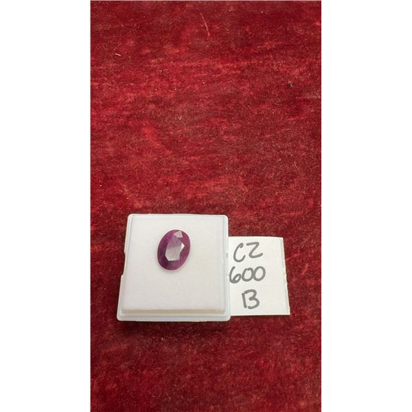 8.5-Carat Natural Untreated Ruby, Oval Cut, 11.4 x 14.9 Millimeters