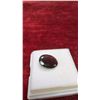Image 2 : New 8.9-Carat Natural Untreated Garnet Gemstone, Oval Cut, 11.8 x 15.7 Millimeters