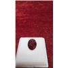 Image 4 : New 8.9-Carat Natural Untreated Garnet Gemstone, Oval Cut, 11.8 x 15.7 Millimeters
