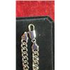 Image 4 : Platinum Plated 8.0mm Cuban Link Bracelet, 8" Long
