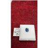 Image 1 : 4.2-Carat Natural Untreated Blue Sapphire, Oval Cut, 8.1 mm X 10.2 mm