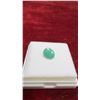 Image 2 : 2.3-Carat Natural Untreated Oval-Cut Emerald Gemstone, 7.7 x 9.3 Millimeters