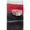 Image 3 : New 1.0-Carat Simulated Diamond CZ Man's Ring, 925 Sterling Silver, White Gold Overlay