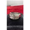 Image 4 : New 1.0-Carat Simulated Diamond CZ Man's Ring, 925 Sterling Silver, White Gold Overlay