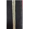 Image 4 : 18K Gold-Plated 2.5mm Simulated Diamond Cubic Zirconia Tennis Necklace, 18" Long