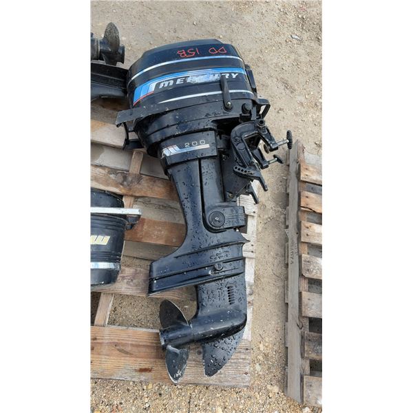 Mercury Marine 200 Horsepower Outboard Motor with Thunderbolt Ignition Runs