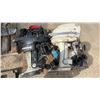 Image 1 : Mercury Twin and 20 Horsepower Twin Vintage Outboard Motors with Spare Propellers