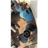 Image 3 : Mercury Twin and 20 Horsepower Twin Vintage Outboard Motors with Spare Propellers