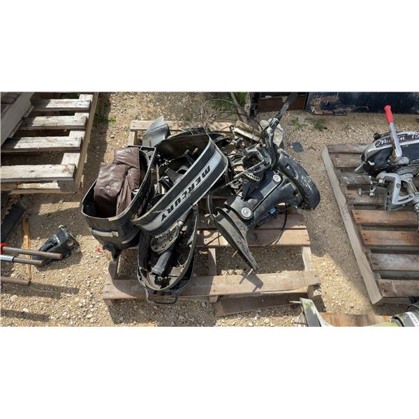 Pallet Lot of Vintage Mercury Outboard Parts