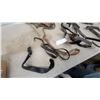 Image 6 : Assorted Leather Horse Tack Including Halter, Components, Reins, and More