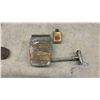 Image 6 : Vintage Pure Manitoba Sugar 100-Pound Sack, Leather Doctor Bag, Fishing Reel, and Manicure Set &