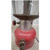 Image 5 : Two Coleman Model 220E Two-Mantle Gas Lanterns, 1950s, Green and Red