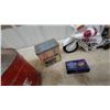 Image 3 : CHiPs Los Angeles Police Motorcycle Toy, Vintage Gasoline Can, Tin Box, and More