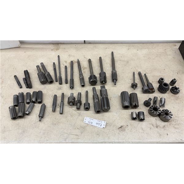 40 + Machinist's Bits Assorted Reamers, Shell Reamers, Arbors, Taps, and More