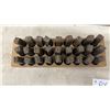 Image 2 : Letter Stamp Punch Set with Wooden Holder, 1/4" Size, Numbers and Letters
