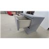 Image 5 : Two Gray Two-Drawer Nite Stands 22 x 19 x 16"