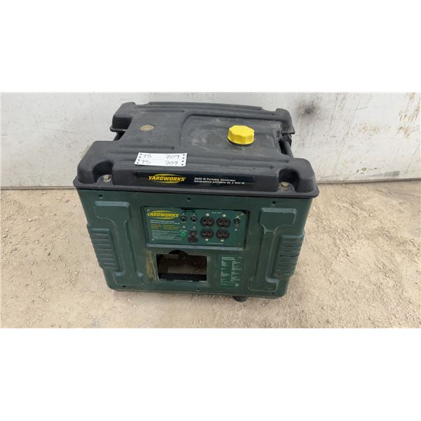 Yardworks 3500W Portable Generator with 6 HP Mitsubishi GT1000 Engine, 120V AC Output