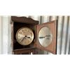 Image 4 : Oak Arts and Crafts Style Grandfather Clock with Brass Dial, Circa 1900-1930s 75 x 9 x 16