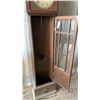 Image 5 : Oak Arts and Crafts Style Grandfather Clock with Brass Dial, Circa 1900-1930s 75 x 9 x 16